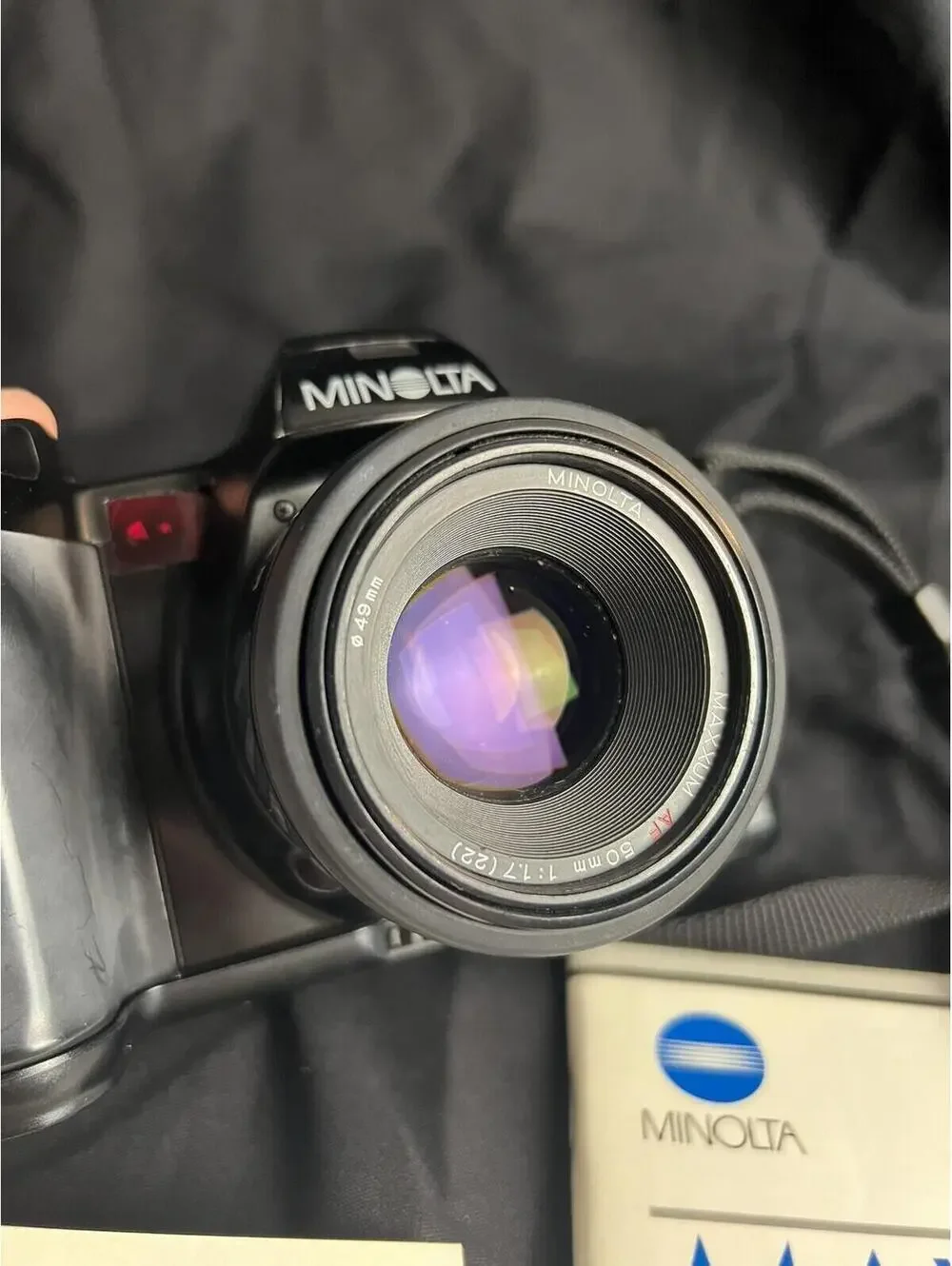 Minolta 7000i Maxxum Camera 50mm Lens AF Untested For Parts As Is